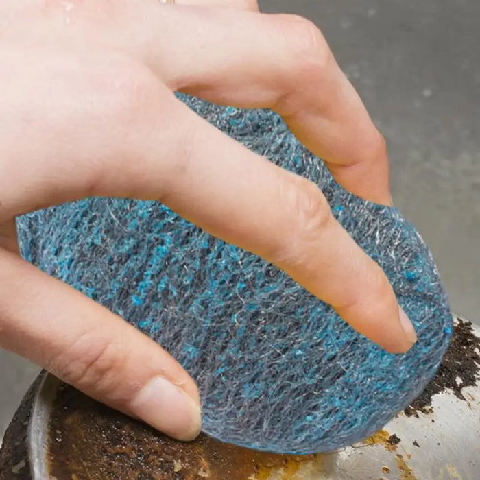 10 Pcs Wool soap mat Reusable Steel Scrubber Wool Scouring Pad