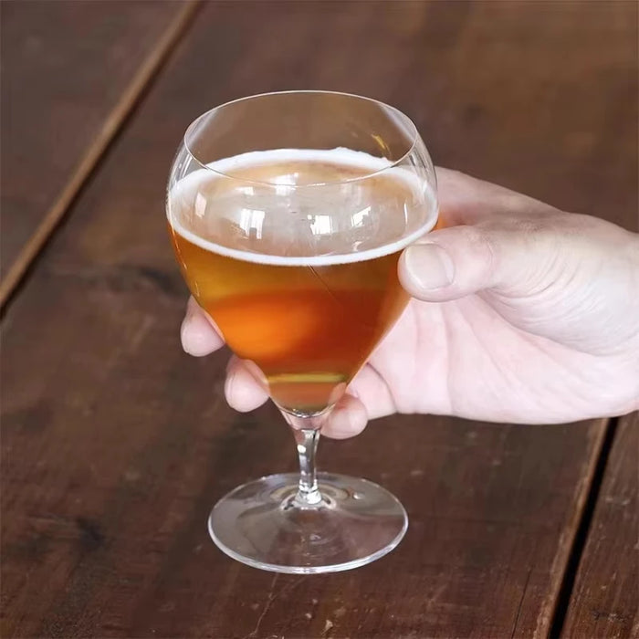 Japanese Water Droplets Style Short Wine Glass Handmade Crystal Extremely Thin Craft Red Wine Champagne Sherry Glass Cup