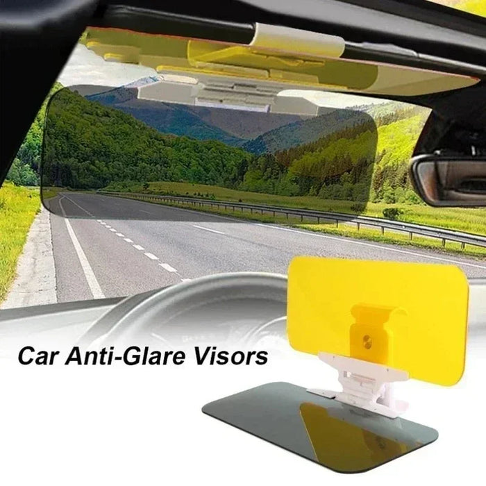 1pc Car Sun Visor UV Blocking Anti Glare Sun Shade Polarized Anti-Dazzle Sunshade Day and Night Dual Use Sun Blocker