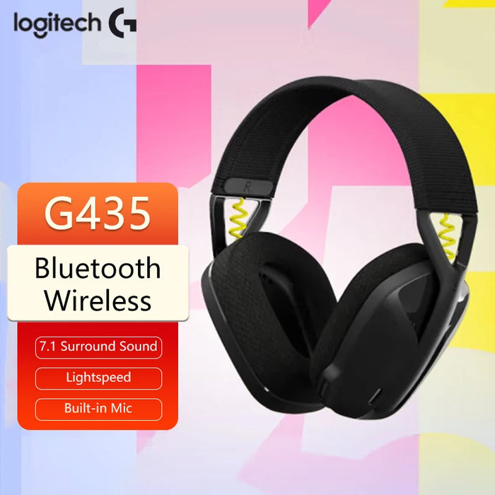 Logitech G435 LIGHTSPEED Bluetooth Wireless Gaming Headset Surround Sound Headphone
