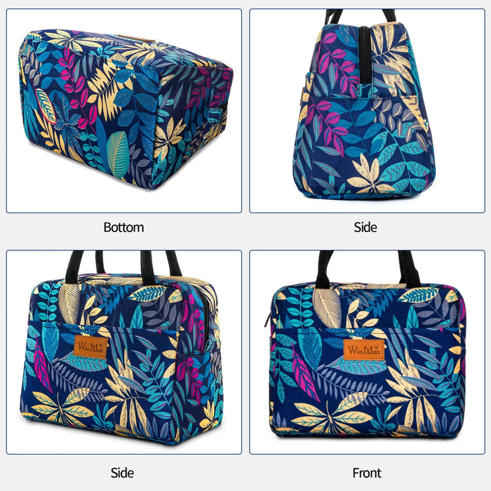 Lunch Box Thermal Bag Portable Waterproof Durable Wide Opening