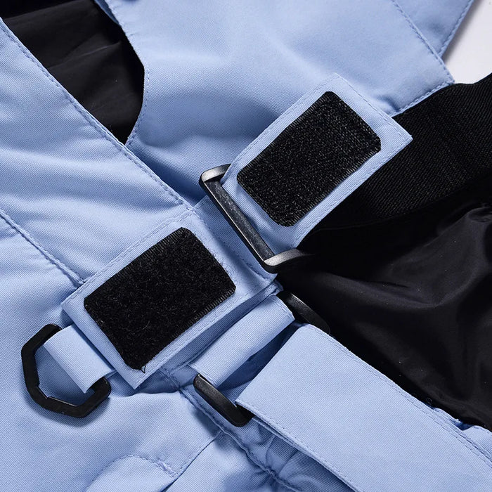 Unisex Suspenders Ski Pants Waterproof Warm and Breathable