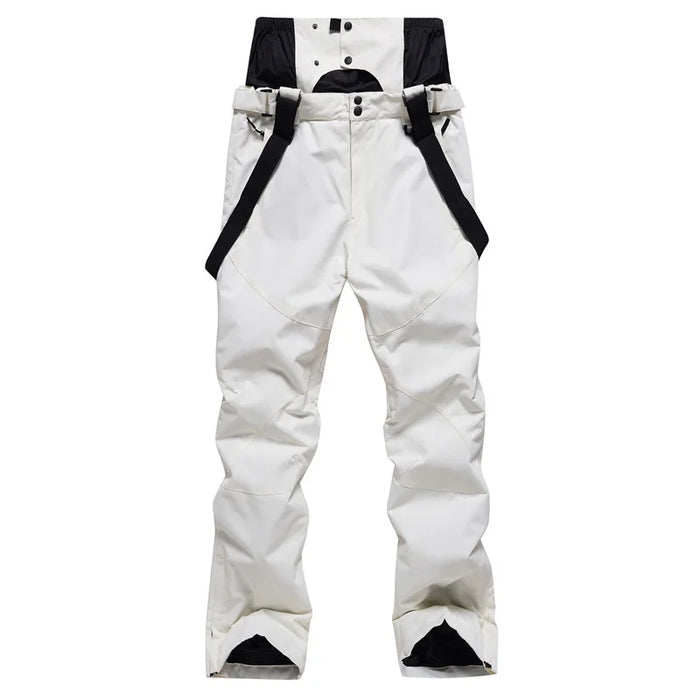 Unisex Suspenders Ski Pants Waterproof Warm and Breathable