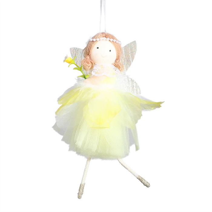 24cm Easter Flower Bunny Ornaments Pink Yellow Gauze Skirt Bunny Easter Party Decor Supplies Home Desktop Decorations Kids Gifts