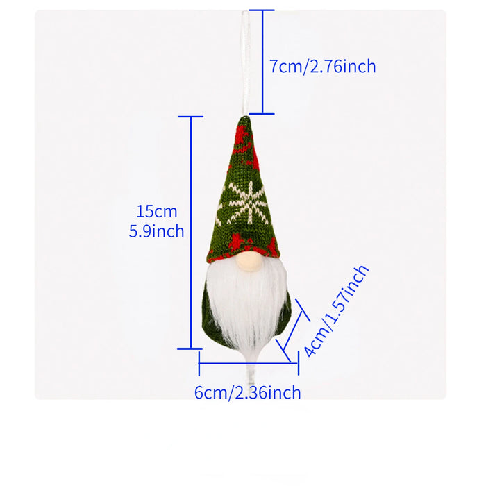 3pc Faceless Doll Knitted Hat Gnome Doll Gifts Xmas Merry Christmas Decorations