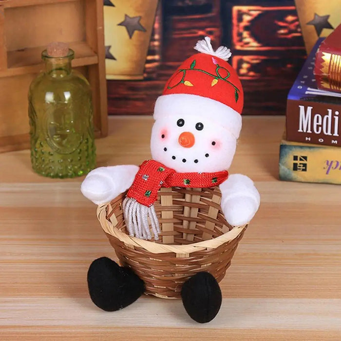 Christmas Candy Bowl Basket Christmas Table Decor Candy Holder