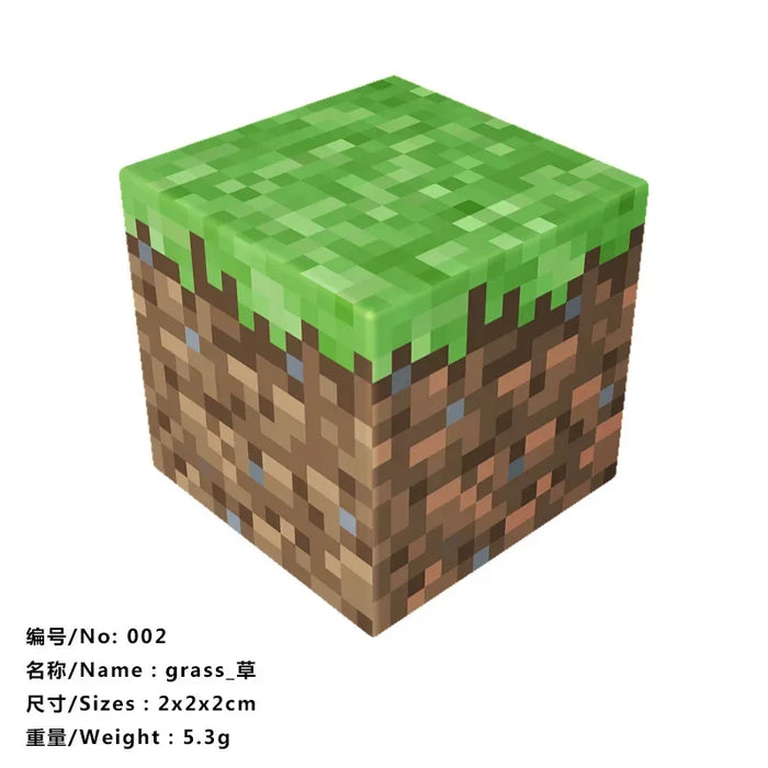 76 style my world Minecraftinglys mini-assembly diagram magnetic building blocks splicing mine magnet model building blocks toys