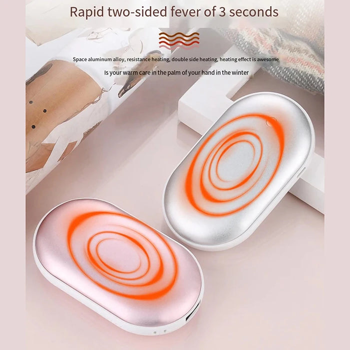 Xiaomi Portable Lightweight Hand Warmer 2-in-1 Power Bank Double sided Heating USB Charging Winter Gift Hand Warmer