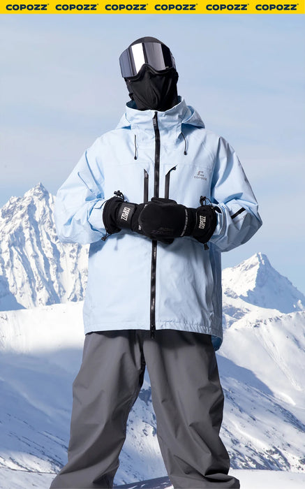 COPOZZ Winter 3L Male Ski Pants Outdoor Sports Permeable Waterproof