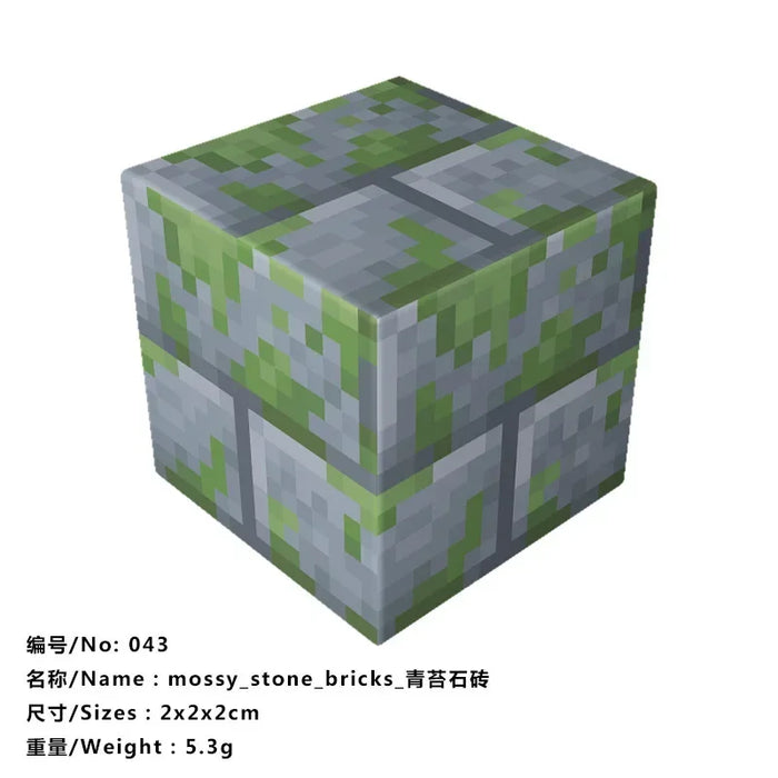 76 style my world Minecraftinglys mini-assembly diagram magnetic building blocks splicing mine magnet model building blocks toys