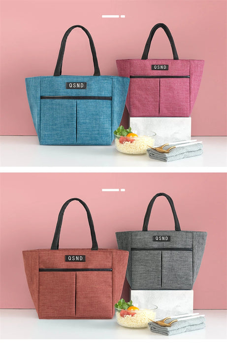 Portable Insulated Large Capacity Thermal Lunch Bag