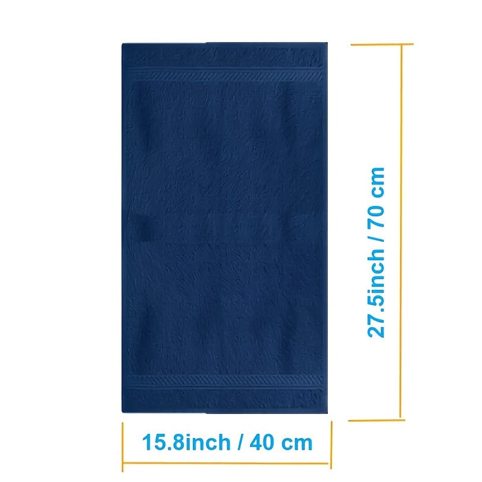 4-Pack Luxurious Cotton Hand Towels - Woven Face Towels, Highly Absorbent, Soft & Skin-Friendly for Home, Hotel, Spa