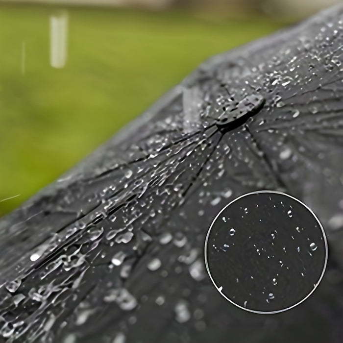 12-Bracket Windproof and Automatic Opening and Closing Button Teflon Coated Golf Umbrella with Extended Handle Travel Umbrella and High-end Umbrella Cover