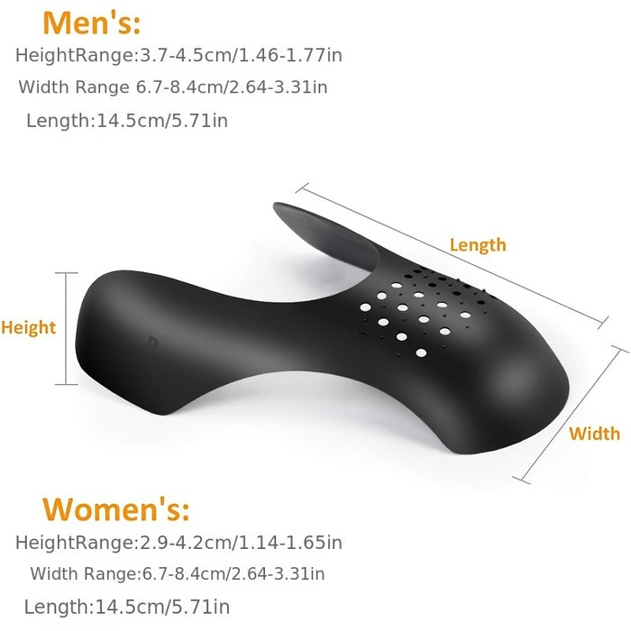 1Pair Shoe Crease Protectors, Anti-Wrinkle Shoe Crease Guard For Sneaker And Casual Shoes, Men's 7-12/ Women's 5-8