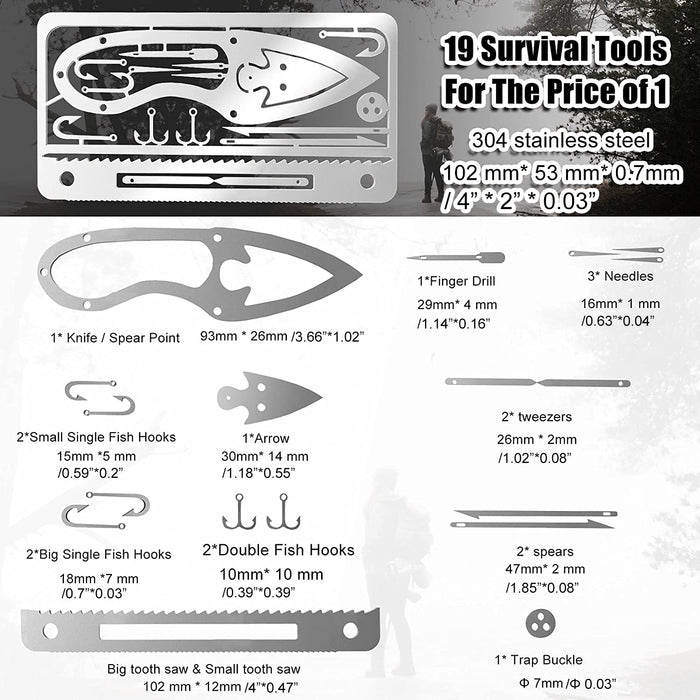 The Ultimate Multifunctional Fishing, Camping, and Hunting Tool - Perfect for Emergencies!