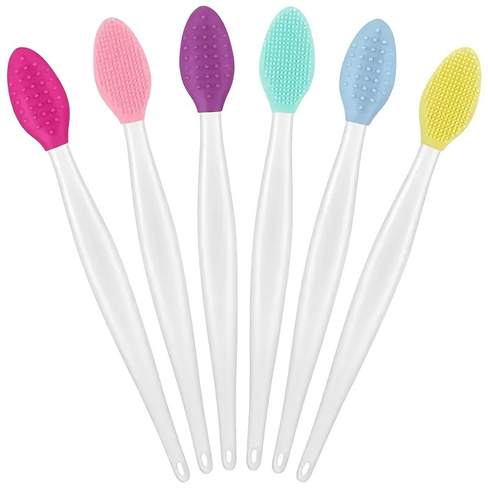 Pink Silicone Nose Brush - Dual-Sided Soft Exfoliating & Massaging, Blackhead Removal Tool, Formaldehyde-Free, 1pc