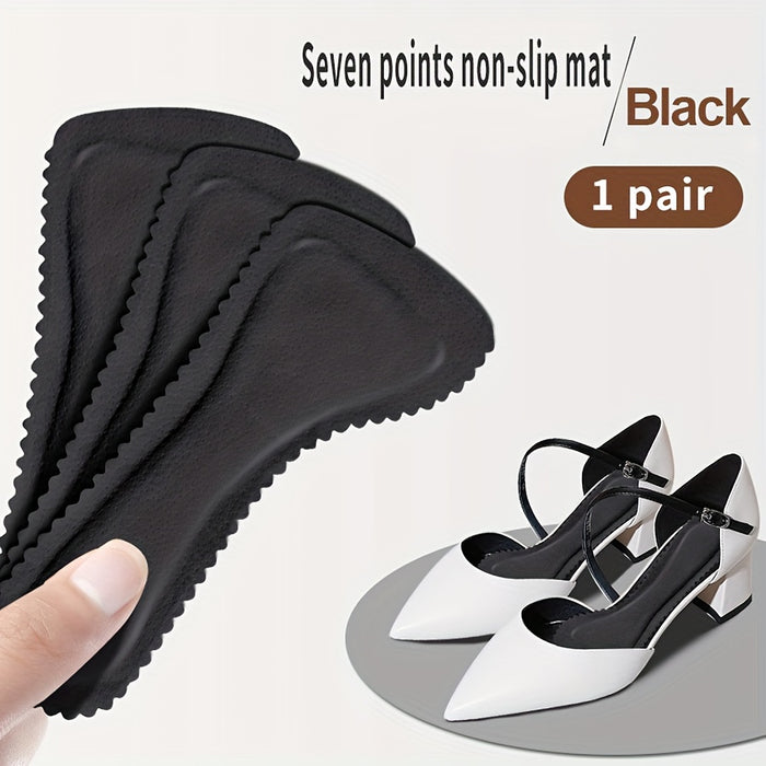 1pair Non-slip Cropped Insoles, High-heeled Shoes Insoles, Soft Breathable Sweat-absorbing Insoles