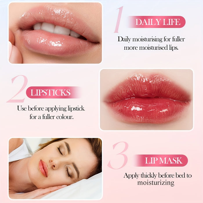 1 tube 5X Niacinamide Pink Tender Lips Lip Mask - Hydrating & Moisturizing Lip Treatment with Plant-Based Squalane, Ultra Smooth & Dry Cracking Lip Care, Beauty Essentials|Soothing Lip Treatment|Niacinamide Benefits
