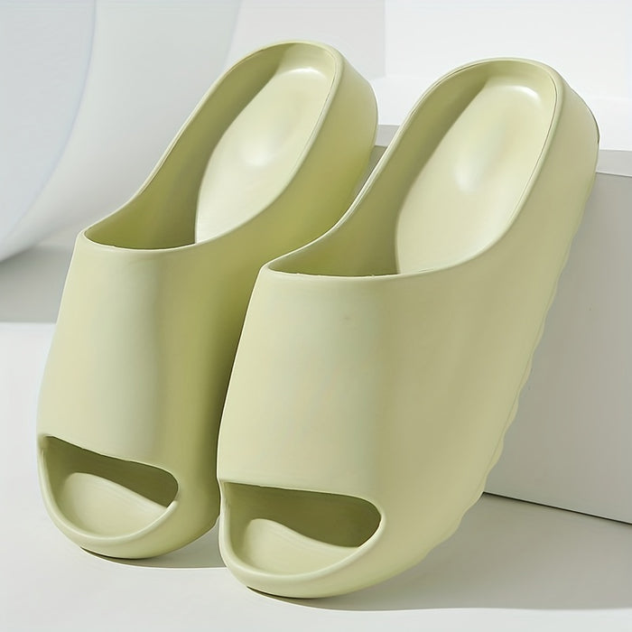 Men's EVA Cloud Slides: Non-Slip Open Toe Beach & Shower Shoes for Spring/Summer