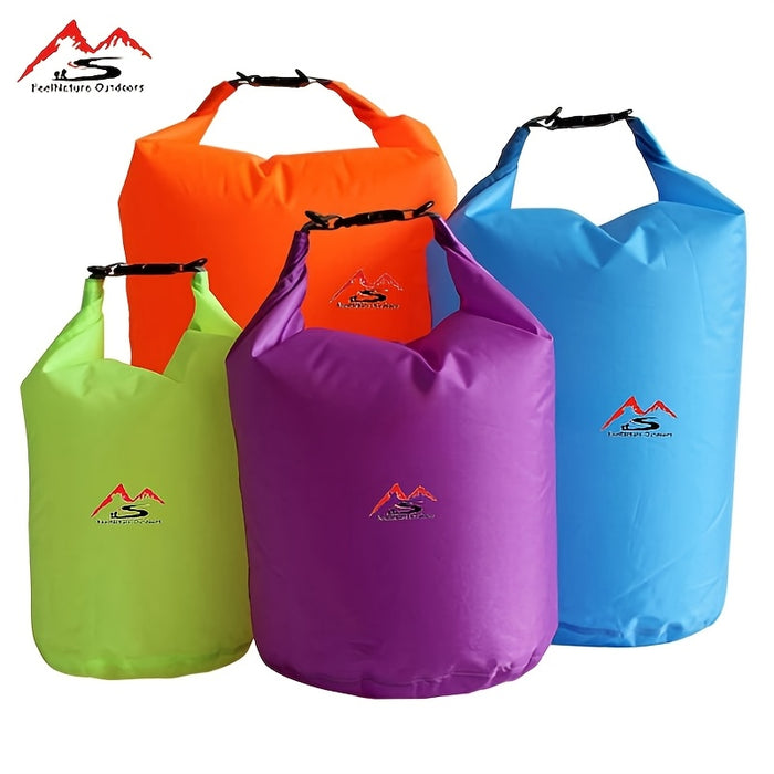 1.32gal/2.64gal/5.28gal/10.57gal/18.49gal Nylon Dry Bags, Waterproof Floating Dry Gear Sacks for Boating, Fishing, Rafting, Swimming, Durable Spinner Wheel Type Outdoor Dry Bags