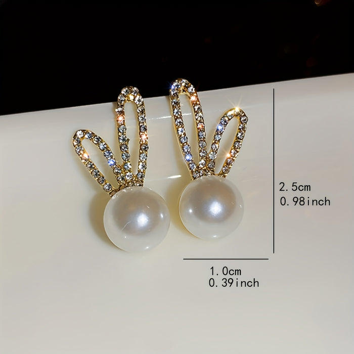 Women's Earring 1 Pair Rabbit Cute Sweet Ear Ornaments