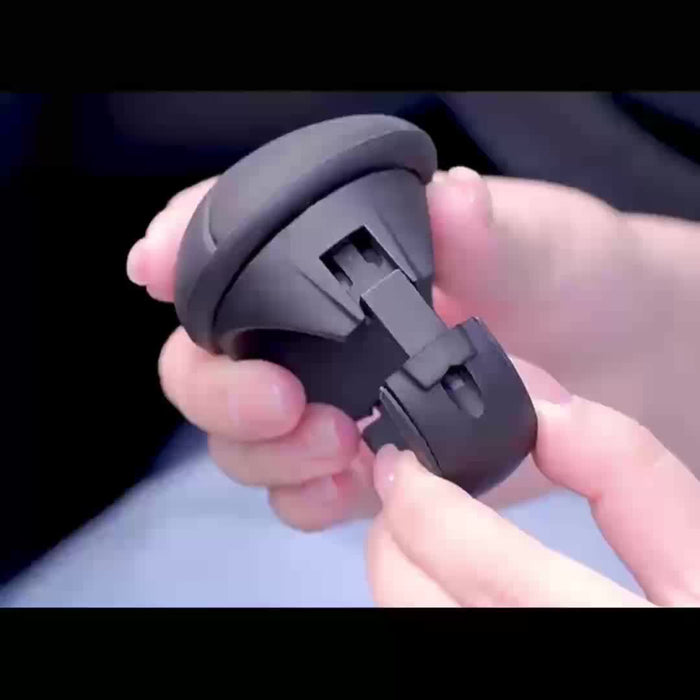 Easy-Grip Silicone Steering Wheel Knob - 360° Smooth Rotation, One-Hand Operation with Built-in Metal Bearing & Non-Slip Grip