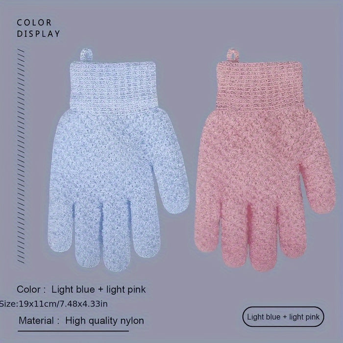 Revitalizing Body Scrubber Gloves - Deep Exfoliating & Massage Experience for Silky Smooth Skin, Removes Dead Skin Cells & Dryness, Gentle yet Effective Body Care