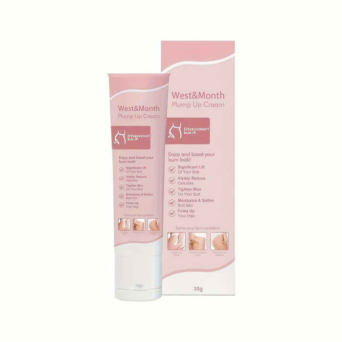 30g Plump Up Cream, Butt Improvement Elasticity Cream, Butt Enhancement Skincare Cream, Body Cream, Skincare Cream, Firming, Enhancing Your Curve, Natural Hip Lifting Technique