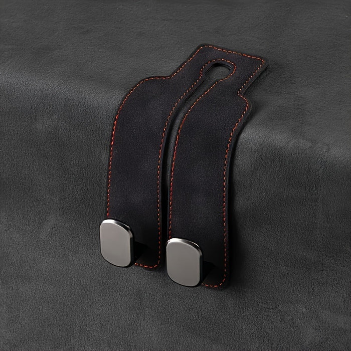 Car Seat Back Cover, Hidden Hook Design - Made of PU Material, Suitable for Various Models