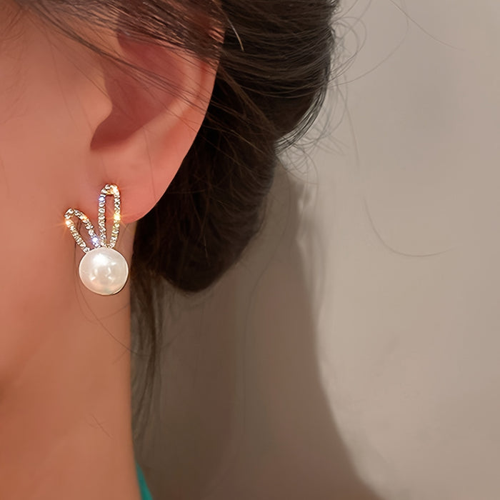 Women's Earring 1 Pair Rabbit Cute Sweet Ear Ornaments