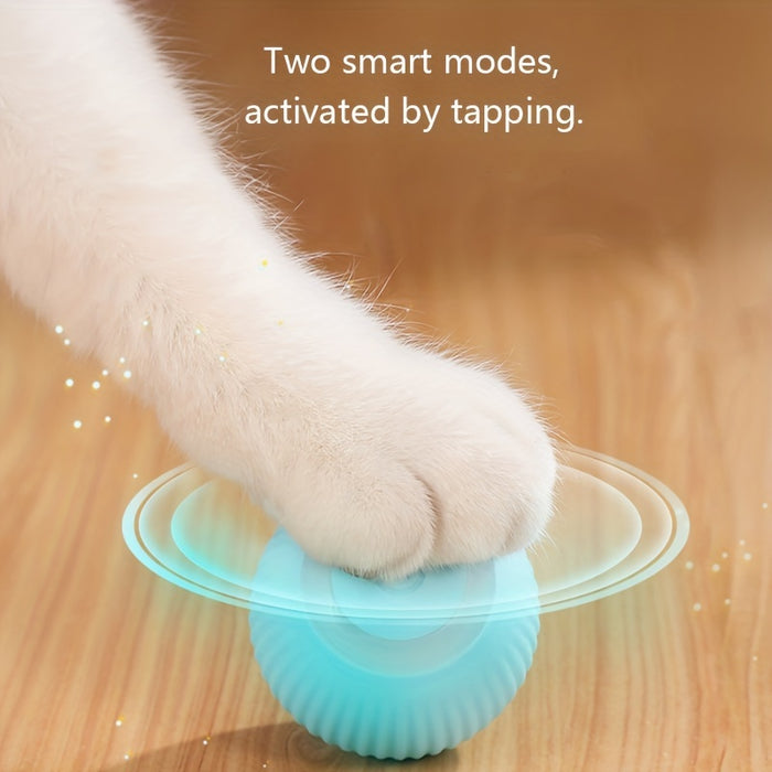 Interactive Electric Rolling Ball Cat Toy: Self-Moving & Smart Play for Kittens & Cats