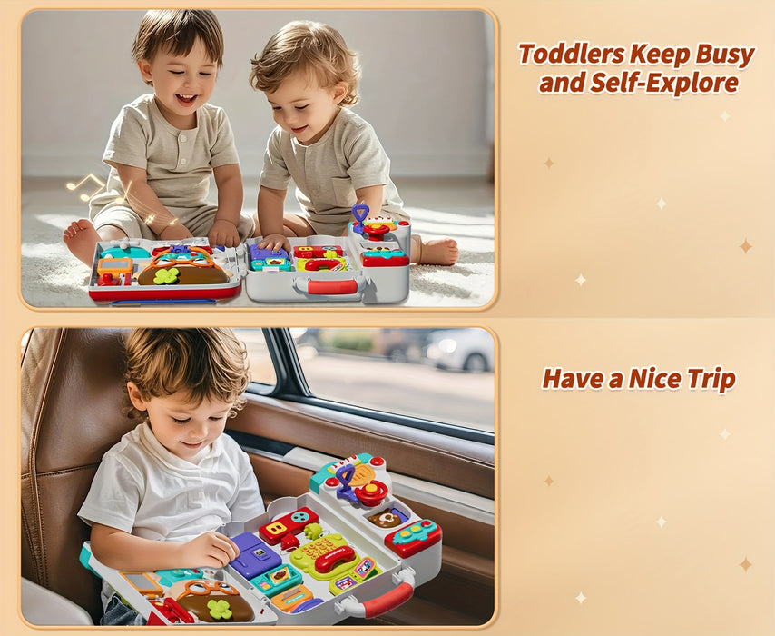 54 In 1 Busy Board Montessori Toys For Toddler 1-3, Learning Toddler Toys For 1+ Year Old, Educational Fine Motor Baby Toys For 12 18 Months, Birthday Gift For 1 2 3 Years Old Boys Girls