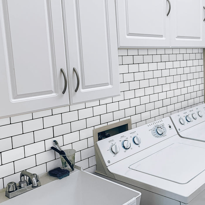 10-sheet Backsplash Tile For Kitchen Peel And Stick, Stick On Subway Tiles For Kitchem, Bathroom Back Splashes, 12"x12"