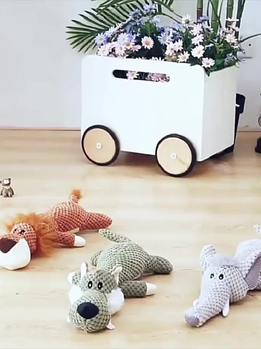 Durable Squeaky Dog Toys for Small & Medium Chewers