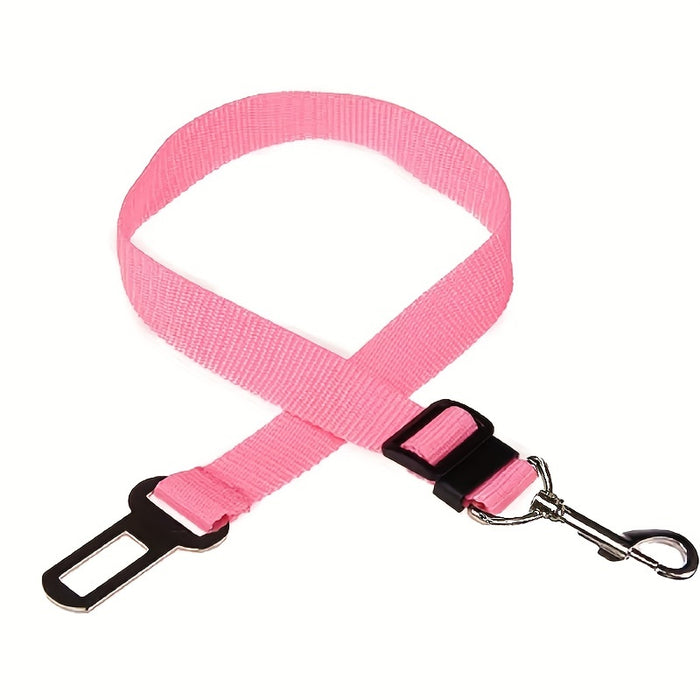 1pc Adjustable Car Seatbelt Harness for Pets, Dog & Cat Safety Seat Belt Lead