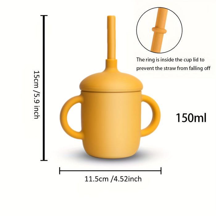 Baby Learning Drinking Cup: Get Ready for Fun with Our Food-Grade Silicone Water Cup!