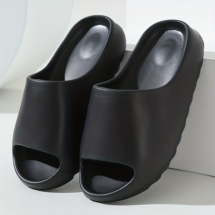 Men's EVA Cloud Slides: Non-Slip Open Toe Beach & Shower Shoes for Spring/Summer