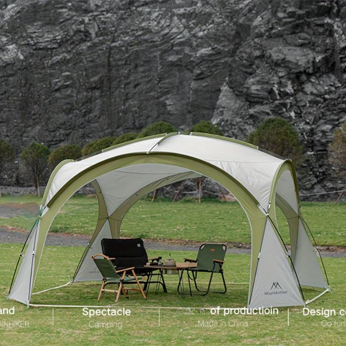 8-10 Person Outdoor Camping Dome Tents, Round Large Canopy, Portable Awning Pergola Canopy Tent