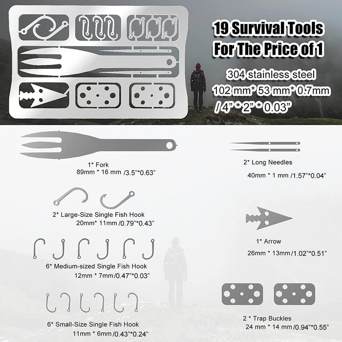 The Ultimate Multifunctional Fishing, Camping, and Hunting Tool - Perfect for Emergencies!