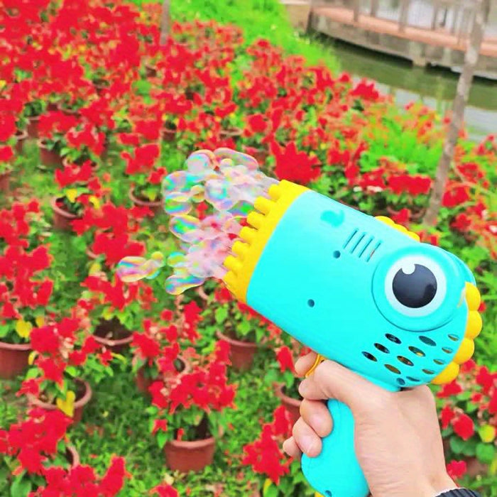 40 Holes Dinosaur Bubble Gun, Outdoor Bubble Machine Toys, Handheld Outdoor Bubble Gun Toys Seaside And Beach Accessories, Can Be Used As An Easter Gift with 10pcs Of Bubble Liquid, Best for Christmas
