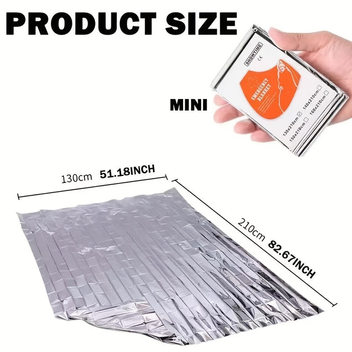20pcs Professional Insulation Blankets - 158pcs Survival Equipment for Mountain Climbing, Hiking, Outdoor Activities, and Disaster Preparedness - Best Valentine's Day Gift for Boyfriends, Husbands