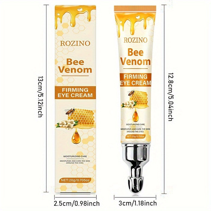 ROZINO Honey Miracle Eye Cream - 20g, Hydrating & Firming with Caffeine, Vitamin E & Hyaluronic Acid for All Skin Types, Gentle & Easy Absorption