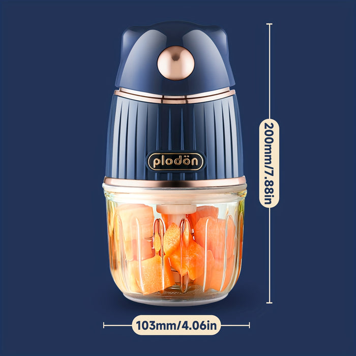Baby Food Maker Baby Food Processor Set With 2 Glass Bowls (600ml+300ml) Baby Food Blender For Baby Puree