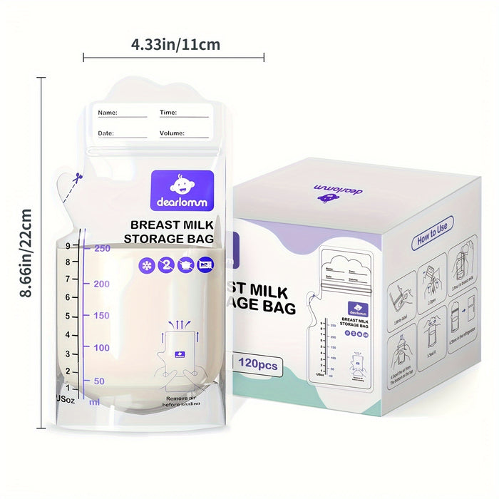 Breast Milk Storage Bags, 3oz Breast Milk Storage Bags and Stand Up Pouch