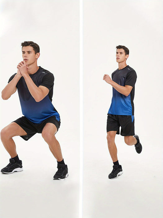 Men'S Sportswear for Running And Fitness, Breathable Short-Sleeve T-Shirt, Quick-Dry Clothing, Basketball Gear, Summer Tank Top.