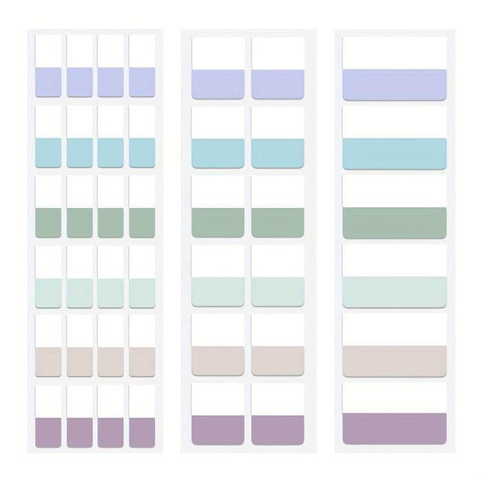 240/120/60pcs Colorful Adhesive Index Labels Stickers, with Writing Pen, for Office, Reading Notes, Office Supplies