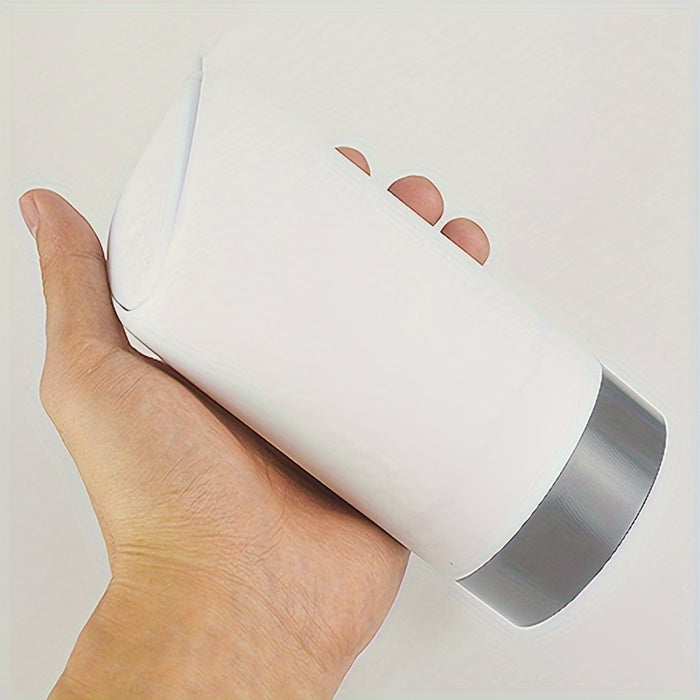 Black/White Car Garbage Can Car Trash Silicone Convenient Sanitary Noiseless Storage Box