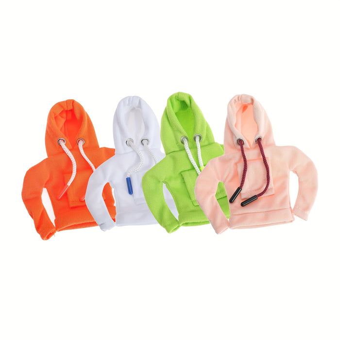 Large Universal Car Gear Shift Cover Hoodie, Fashionable Mini Hooded Sweatshirt for Auto Gear Stick Shifter Knob, Interior Accessories Decor