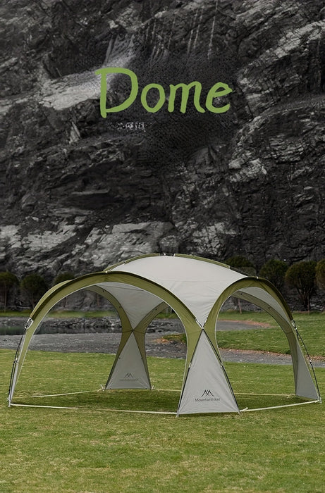 8-10 Person Outdoor Camping Dome Tents, Round Large Canopy, Portable Awning Pergola Canopy Tent