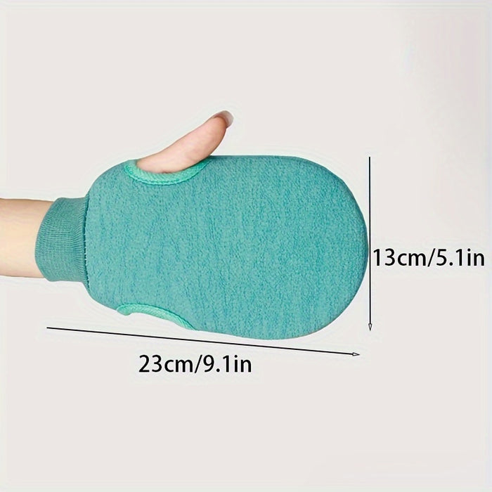 Double Sided Exfoliating Gloves - Shower Gloves Mitt Washcloth Bath Gloves For Massage And Body Scrubs - Body Scrubber Bathing Accessories